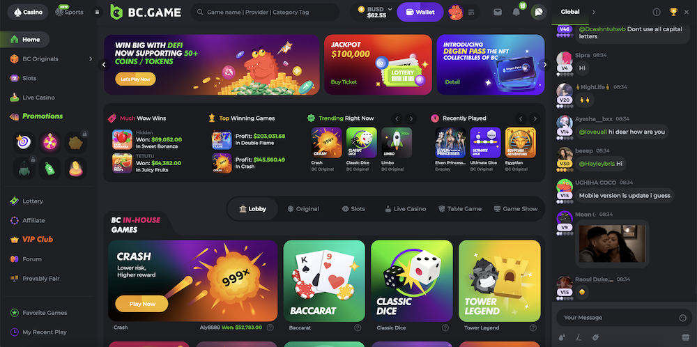 استمتع بتجربة BC Game UAE بأفضل طريقة ممكنة